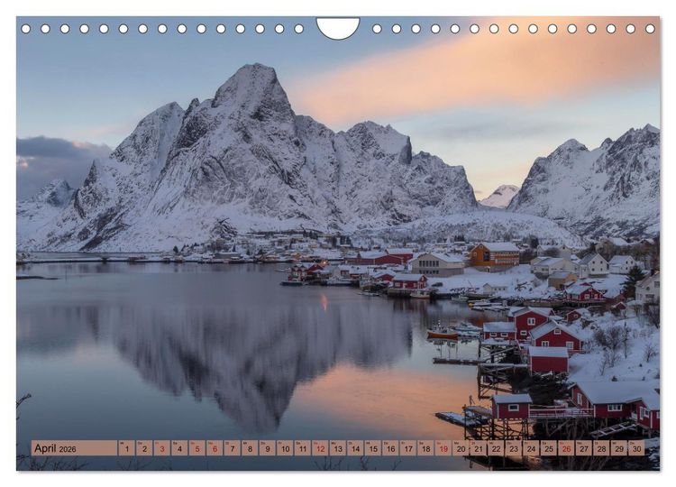 Produktbild: Lofoten ...ein Wintertraum (Wandkalender 2026 DIN A4 quer), CALVENDO Monatskalender