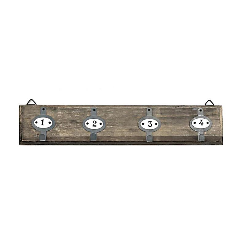 Produktbild: HTI-Living Kolony Garderobe braun nummeriert 40 cm Kolony Garderobe braun nummeriert 40 cm