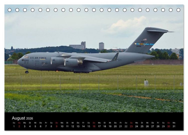 Produktbild: Milit&auml;r Air-Cargo (Tischkalender 2026 DIN A5 quer), CALVENDO Monatskalender