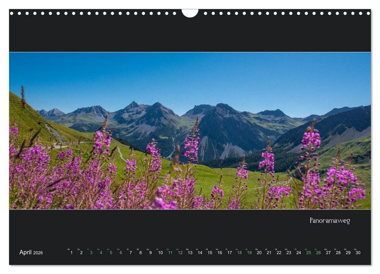 Produktbild: Arosa Panorama (Wandkalender 2026 DIN A3 quer), CALVENDO Monatskalender