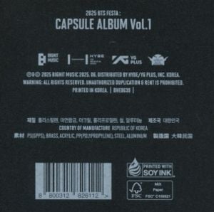 Produktbild: Bts: 2025 BTS FESTA : CAPSULE ALBUM Vol.1