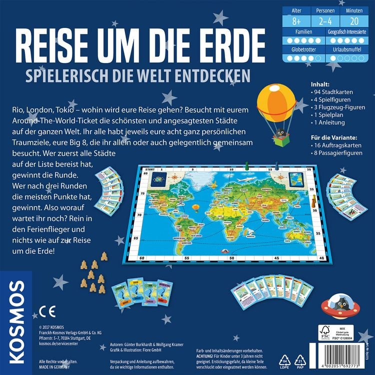 Produktbild: Reise um die Erde