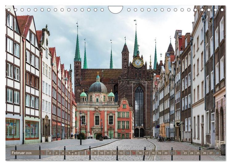 Produktbild: Sehenswertes Danzig (Wandkalender 2026 DIN A4 quer), CALVENDO Monatskalender