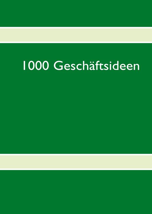 Produktbild: 1000 Gesch&auml;ftsideen