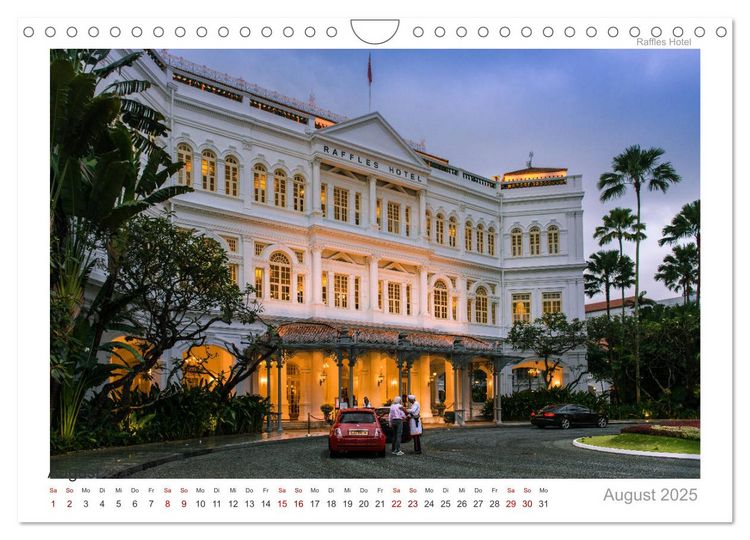 Produktbild: Singapur: Zwischen Wolkenkratzern und Superb&auml;umen (Wandkalender 2026 DIN A4 quer), CALVENDO Monatskalender