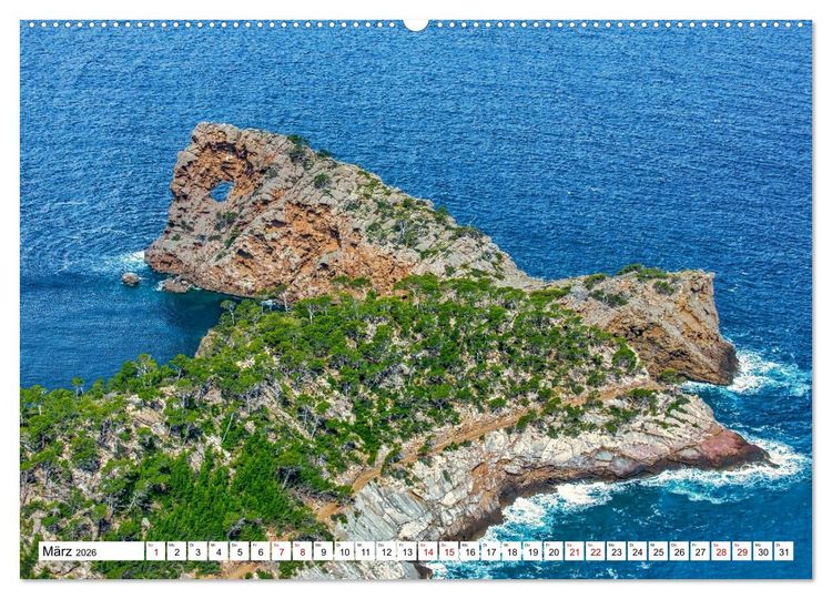 Produktbild: Mallorca - Insel der Landschaftstr&auml;ume (hochwertiger Premium Wandkalender 2026 DIN A2 quer), Kunstdruck in Hochglanz