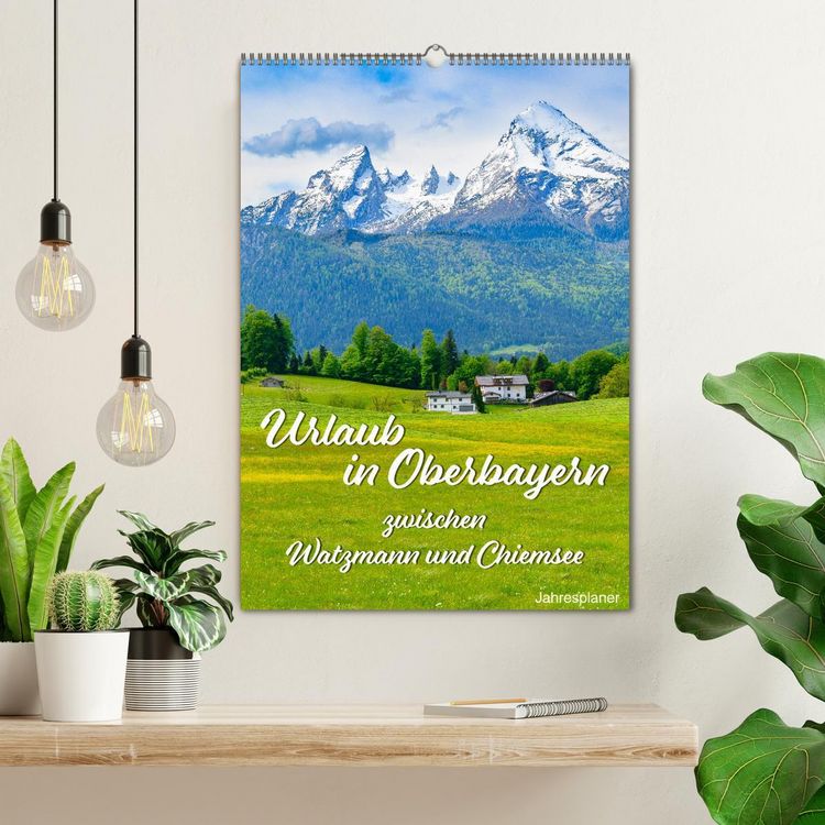 Produktbild: Urlaub in Oberbayern - zwischen Watzmann und Chiemsee (Wandkalender 2026 DIN A2 hoch), CALVENDO Monatskalender