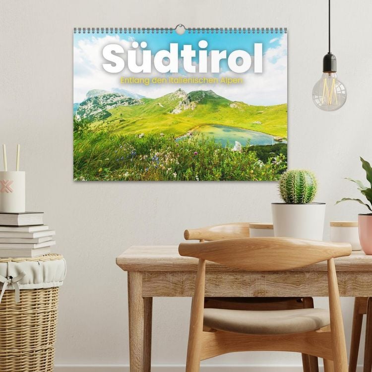 Produktbild: S&uuml;dtirol - Entlang der italienischen Alpen. (Wandkalender 2026 DIN A3 quer), CALVENDO Monatskalender
