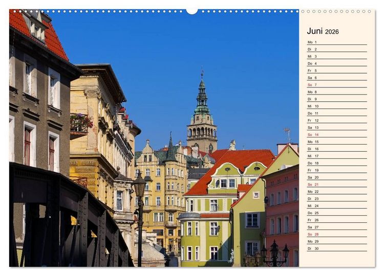Produktbild: Glatz - Hauptstadt der Grafschaft Glatz (Wandkalender 2026 DIN A2 quer), CALVENDO Monatskalender