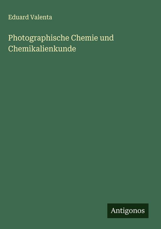 Produktbild: Photographische Chemie und Chemikalienkunde