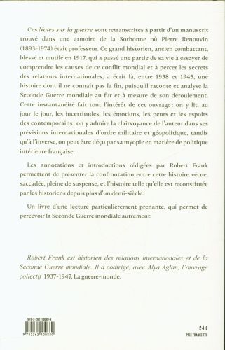 Produktbild: Notes sur la guerre : 1938-1945