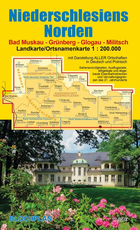 Produktbild: Landkarte Niederschlesiens Norden