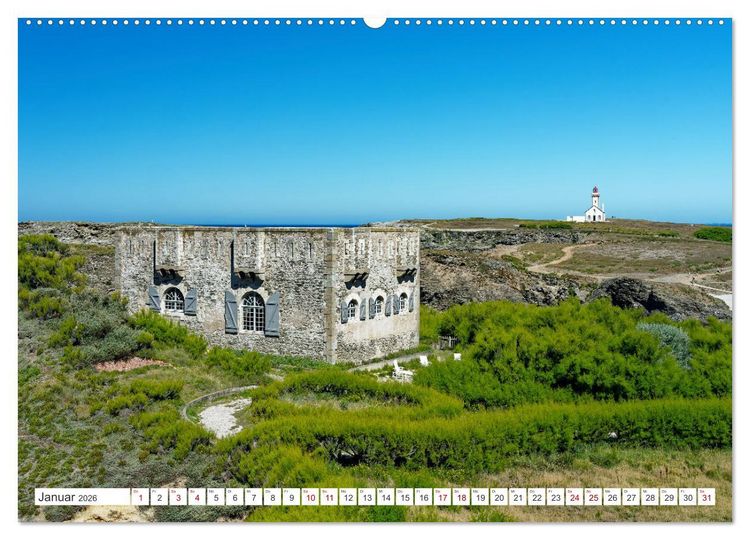 Produktbild: Belle Ile en Mer - Ein bretonisches Paradies (Wandkalender 2026 DIN A2 quer), CALVENDO Monatskalender