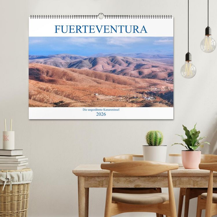 Produktbild: Fuerteventura, die ungez&auml;hmte Kanareninsel (Wandkalender 2026 DIN A2 quer), CALVENDO Monatskalender