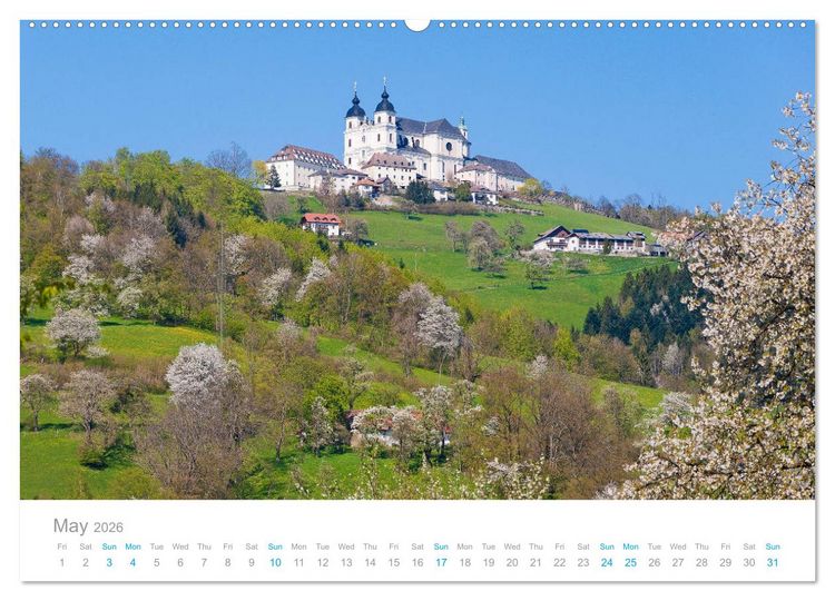 Produktbild: Touring Austria (High Quality Premium Wall Calendar 2026 DIN A2 landscape),CALVENDO 12 Month Wall Calendar