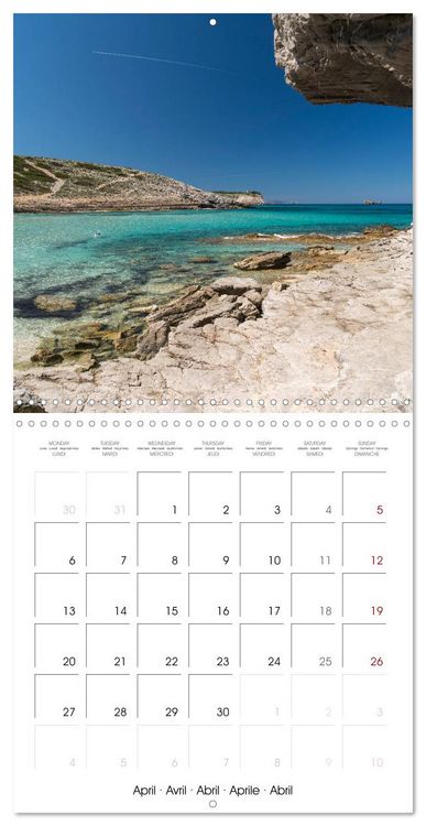 Produktbild: Balearic Islands - Mallorca (Wall Calendar 2026 12 &times; 12 Inch) CALVENDO 12 Month Wall Calendar