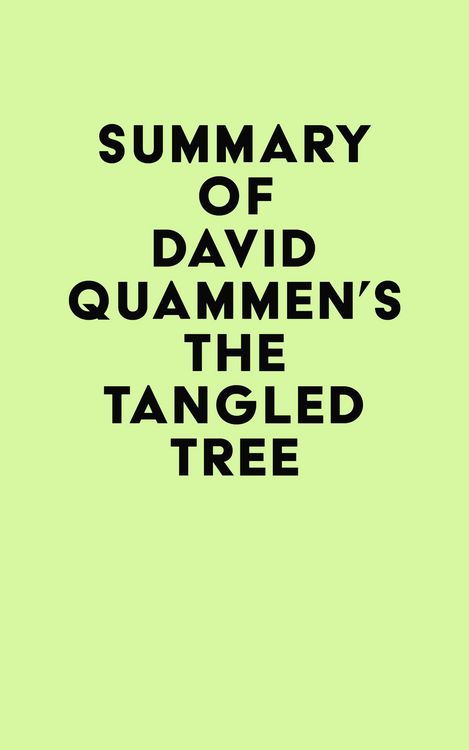 Produktbild: Summary of David Quammen's The Tangled Tree