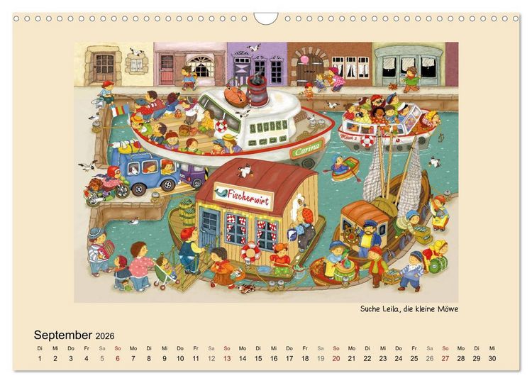Produktbild: Wimmelbilder (Wandkalender 2026 DIN A3 quer), CALVENDO Monatskalender