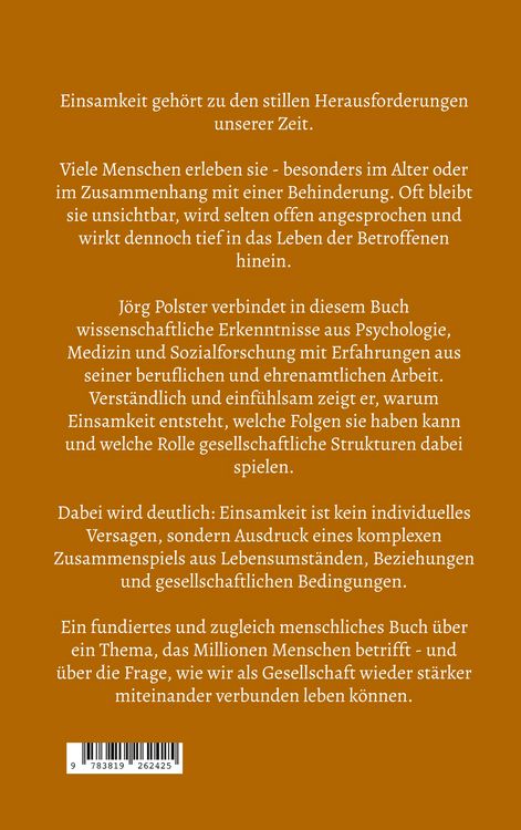Produktbild: Einsamkeit verstehen