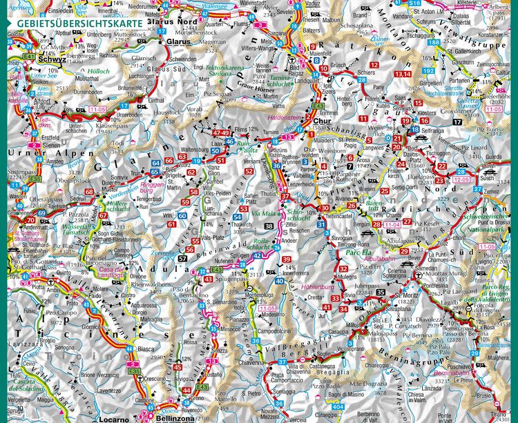Produktbild: K&uuml;mmerly+Frey Wanderf&uuml;hrer Graub&uuml;nden Nord