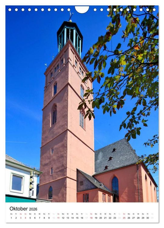 Produktbild: Darmstadt 2026 Bilder vom Frankfurter Taxifahrer Petrus Bodenstaff (Wandkalender 2026 DIN A4 hoch), CALVENDO Monatskalender