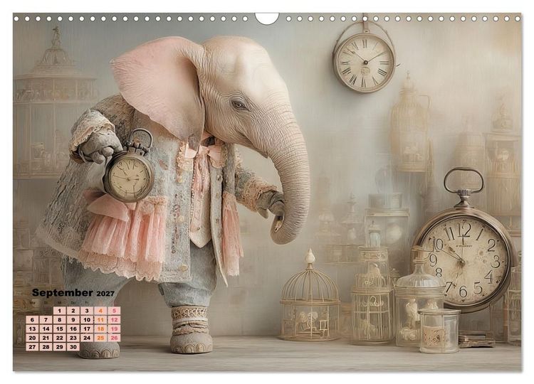 Produktbild: Ein m&auml;rchenhaftes Elefantenleben (Wandkalender 2027 DIN A3 quer), CALVENDO Monatskalender