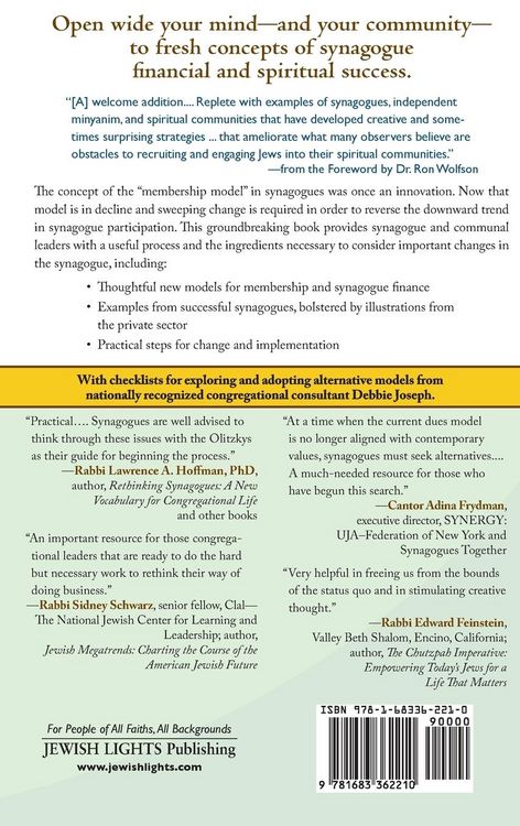 Produktbild: New Membership & Financial Alternatives for the American Synagogue