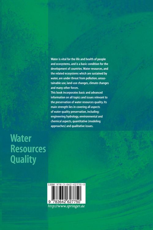 Produktbild: Water Resources Quality