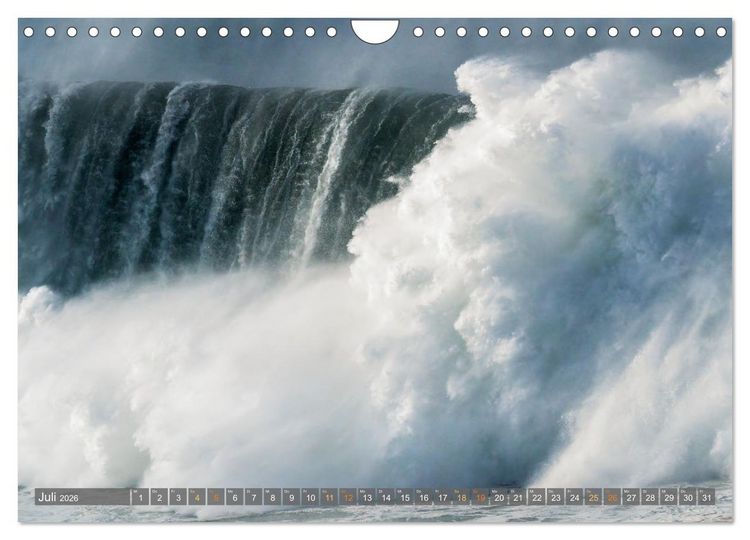 Produktbild: OCEAN POWER - Die Riesenwellen von Nazar&eacute; (Wandkalender 2026 DIN A4 quer), CALVENDO Monatskalender