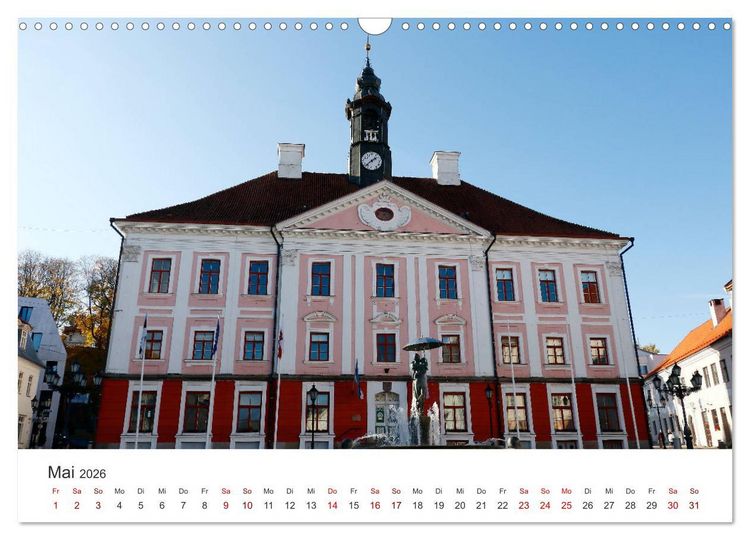 Produktbild: Estland - Pittoreske Sch&ouml;nheit im Baltikum (Wandkalender 2026 DIN A3 quer), CALVENDO Monatskalender