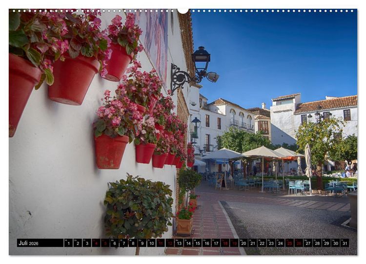 Produktbild: Marbella - Mond&auml;n und charmant (Wandkalender 2026 DIN A2 quer), CALVENDO Monatskalender