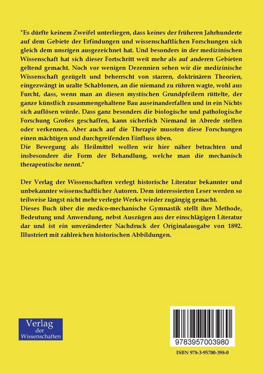 Produktbild: Medico-mechanische Gymnastik