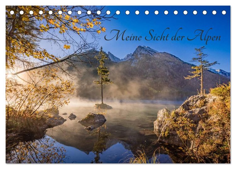 Produktbild: Meine Sicht der Alpen (Tischkalender 2026 DIN A5 quer), CALVENDO Monatskalender