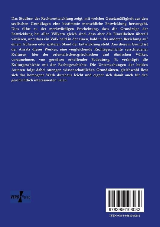 Produktbild: Orientalisches Recht und das Recht der Griechen und R&ouml;mer