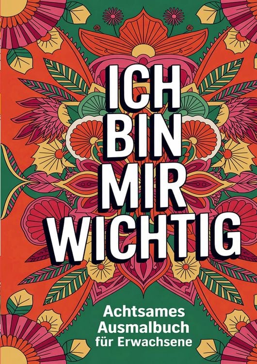 Produktbild: Malbuch f&uuml;r Erwachsene - Mandalas mit positiven Spr&uuml;chen