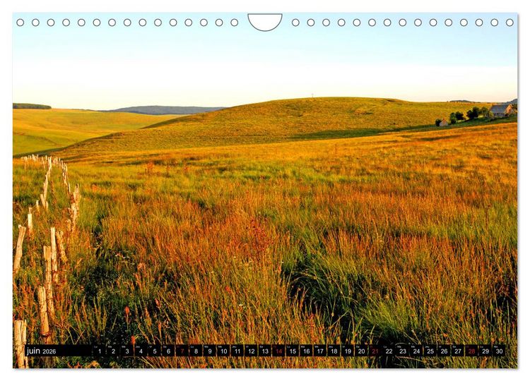 Produktbild: Collection Terre AUBRAC (Calendrier mural 2026 DIN A4 vertical), CALVENDO calendrier mensuel