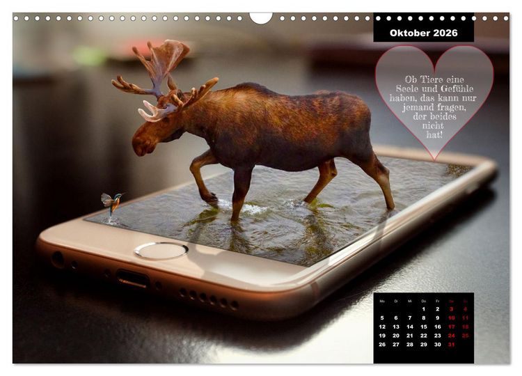 Produktbild: Handy-Kunst by VogtArt (Wandkalender 2026 DIN A3 quer), CALVENDO Monatskalender