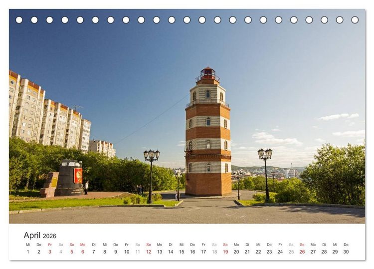 Produktbild: Russlands Norden 2026 (Tischkalender 2026 DIN A5 quer), CALVENDO Monatskalender