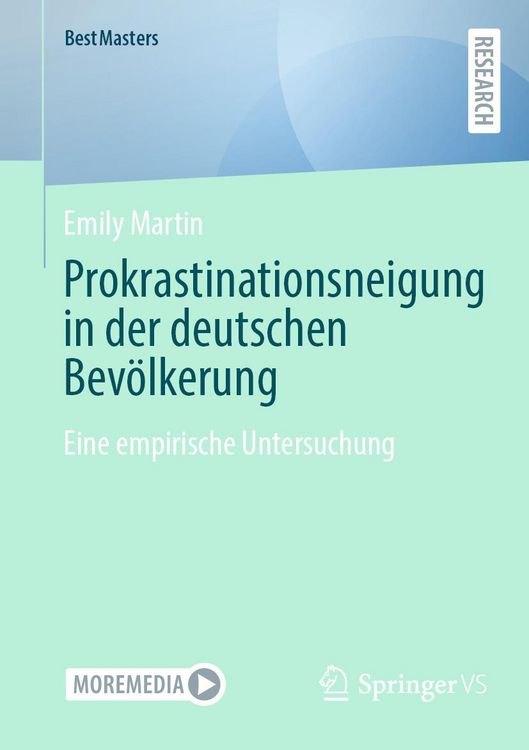 Produktbild: Prokrastinationsneigung in der deutschen Bev&ouml;lkerung