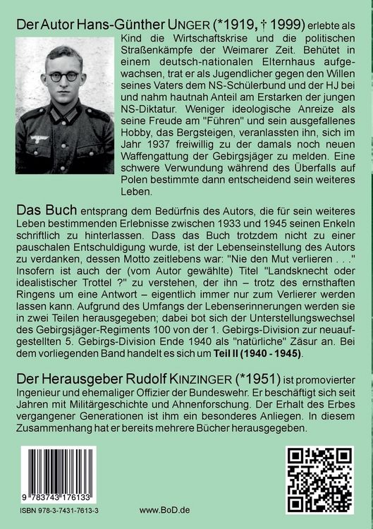 Produktbild: Landsknecht oder idealistischer Trottel?