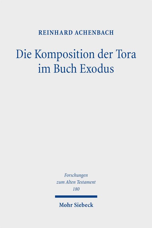 Produktbild: Die Komposition der Tora im Buch Exodus