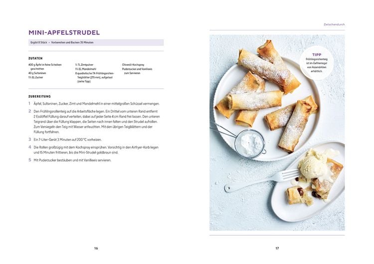 Produktbild: Airfryer Snacks - Die besten Rezepte f&uuml;r die Hei&szlig;luftfritteuse