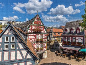 Produktbild: CALVENDO Puzzle Ein Motiv aus dem Kalender Idstein im Taunus - Ehemalige Residenzstadt der F&uuml;rsten von Nassau. | 1000 Teile Lege-Gr&ouml;&szlig;e 64x48cm Foto-Puzzle f&uuml;r gl&uuml;ckliche Stunden