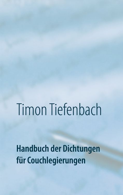 Produktbild: Handbuch der Dichtungen f&uuml;r Couchlegierungen
