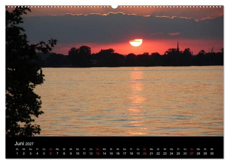Produktbild: Faszination Bodensee (hochwertiger Premium Wandkalender 2027 DIN A2 quer), Kunstdruck in Hochglanz