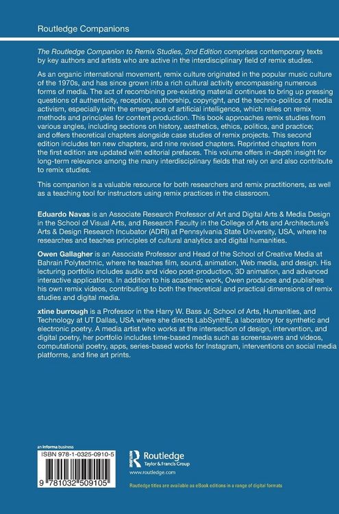 Produktbild: The Routledge Companion to Remix Studies