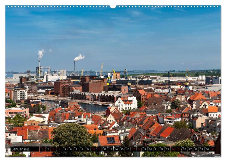 Produktbild: Ein Bummel durch die Hansestadt Wismar (hochwertiger Premium Wandkalender 2026 DIN A2 quer), Kunstdruck in Hochglanz