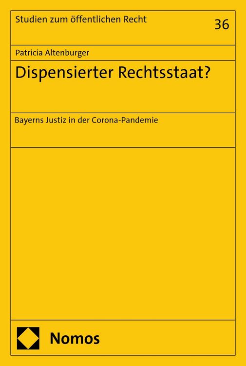 Produktbild: Dispensierter Rechtsstaat?