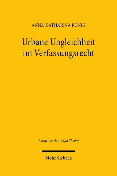 Produktbild: Urbane Ungleichheit im Verfassungsrecht