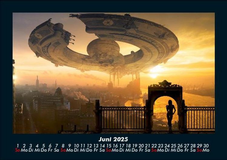 Produktbild: Mit Fantasy durch's Jahr 2025 Fotokalender DIN A5